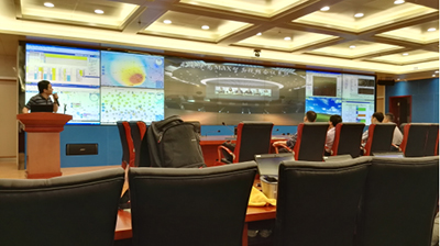 巨洋激光光源DLP大屏幕助力安徽省无线电实现现代化