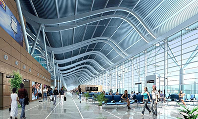NEC工程显示器入驻新郑国际机场二期，独特性能提供专业保障