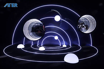 沉浸式融合仿真助燃灵感之火，光影创意互动设计惊艳发布会