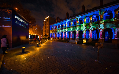 创新光影艺术融入传统建筑