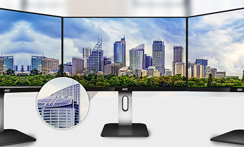 AOC商务办公显示器赋予企业高效生产力！