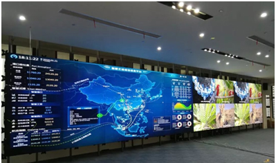 巴可优利视UNISEE液晶16×4大屏幕入住广西北部湾国际港务集团