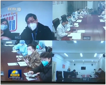 newline亮相央视新闻联播,助力中央指导组武汉一线抗“疫”