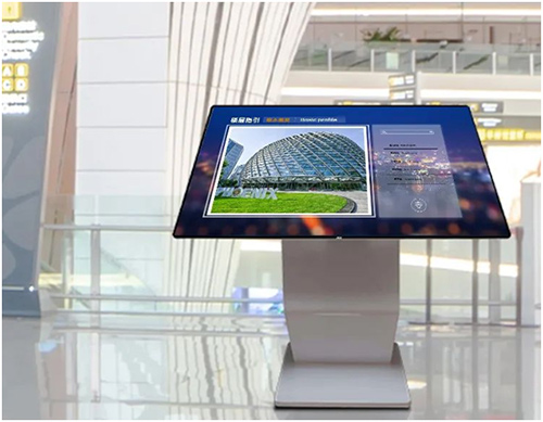 AOC触控显示大屏作为查询机应用的优势