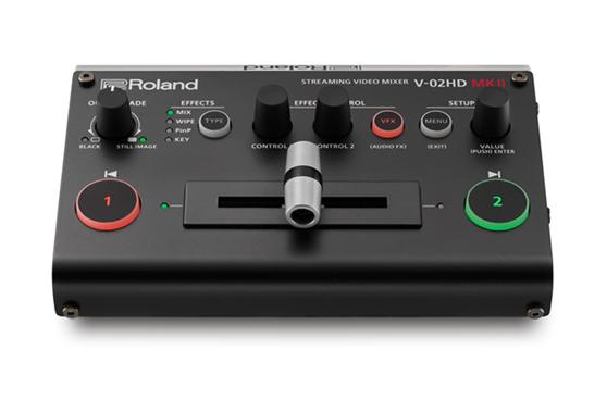 Roland V-02HD MKII新一代流媒体切换台上市