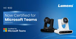 Lumens VC-R32 获 Microsoft Teams 官方认证：让会议更灵活自然